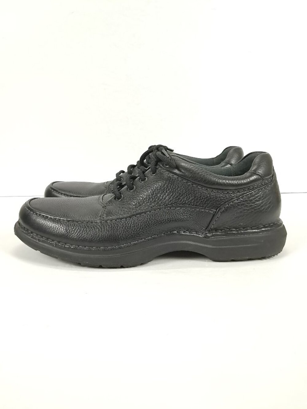 Rockport World Tour Elite Encounter Shoes Men 10 Black Leather Walking APM21341